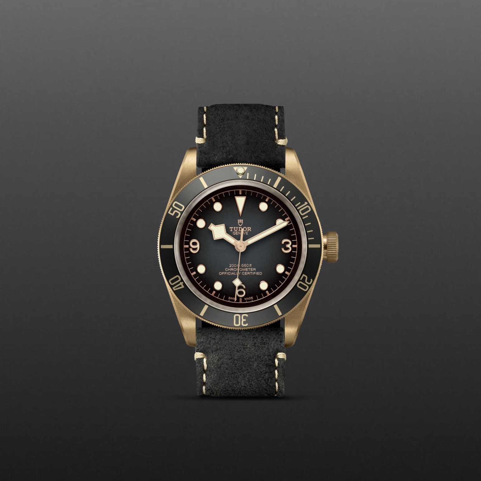 Black Bay Bronze – M79250BA-0001 - Fondo gris