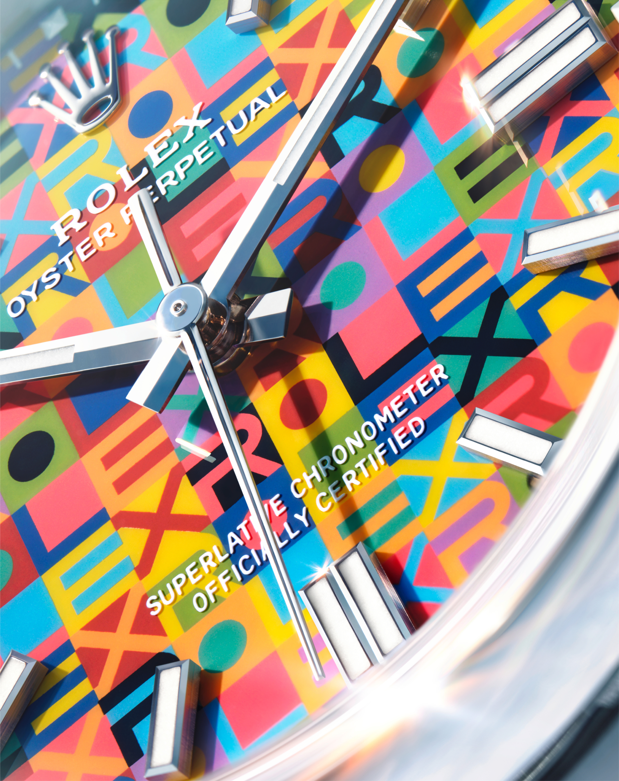 Oyster Perpetual 36 esfera motivo gráfico